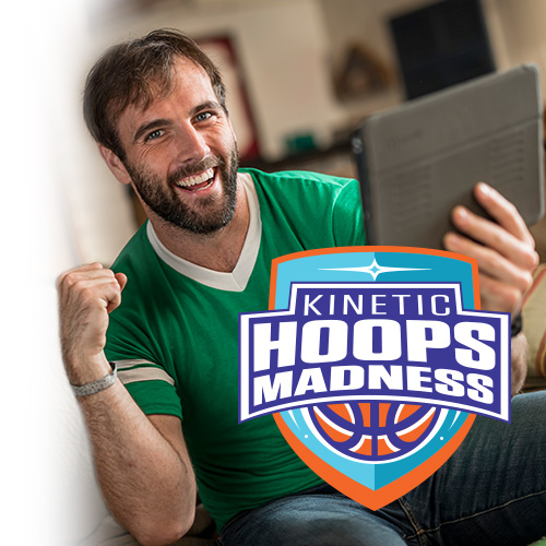 Kinetic Hoops Madness Logo.